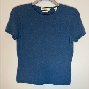 Valerie Stevens Blue Cashmere Sweater